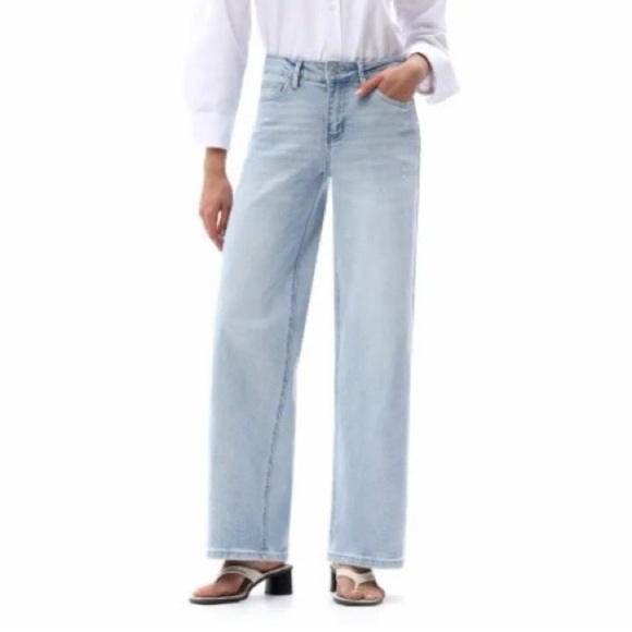 ONESO Denim - ONESO-Women NWOT Sky Blue Wide Leg Jeans Size 26
